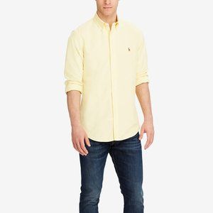 Polo Classic Fit Long Sleeve Solid Oxford Shirt
